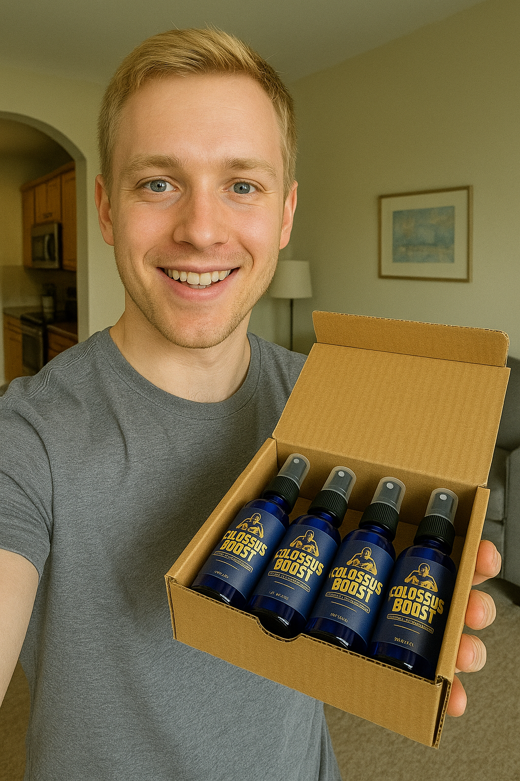 Person Holding Colossus Boost